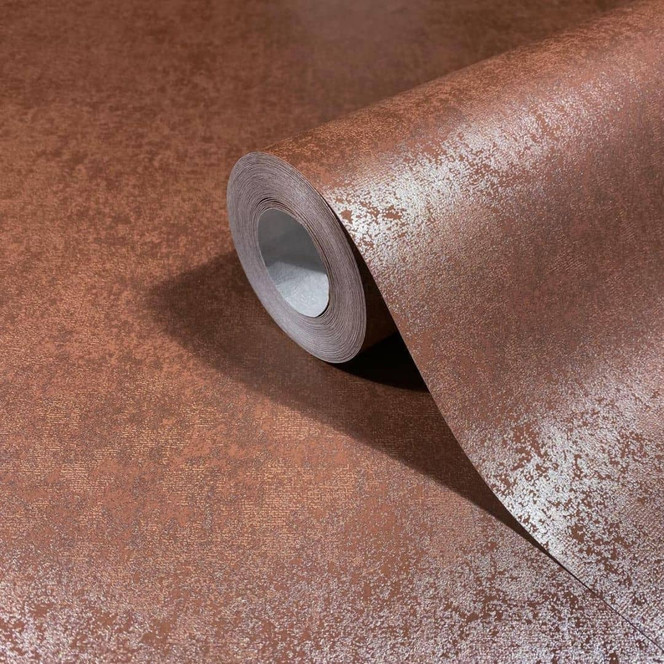 Vliestapete Uni Modern, Klassisch, Opulent in Rot , Lounge