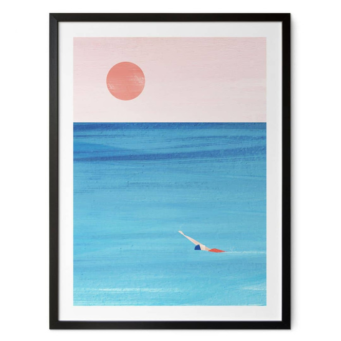 Poster Rivers - Sunset Swim