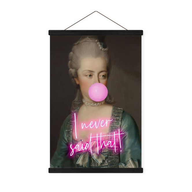 Stoffbild Marie Antoinette: I never said that - Grace Digital Art