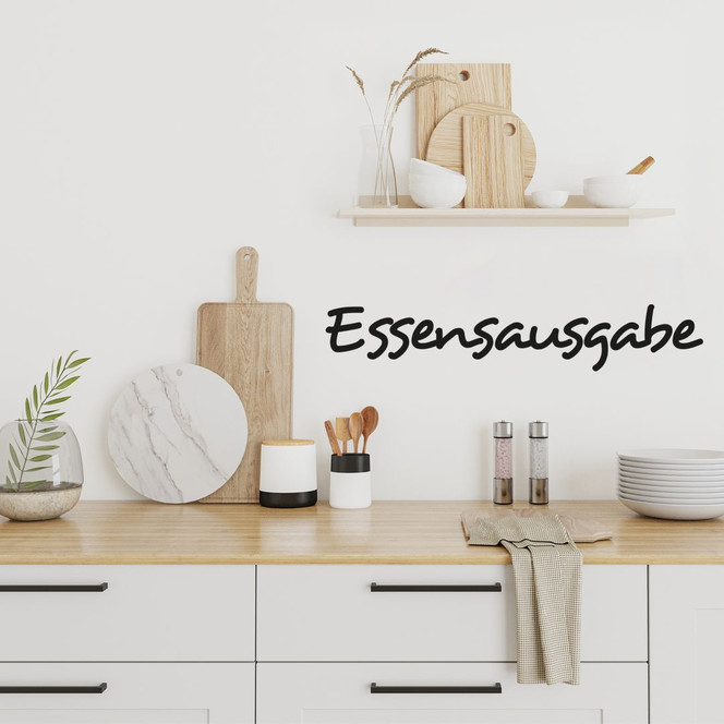 Wandtattoo Essensausgabe