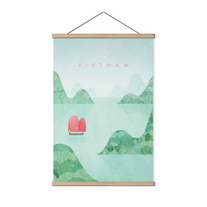 Stoffbild Halong-Bucht auf Vietnam-Reisen - Rivers