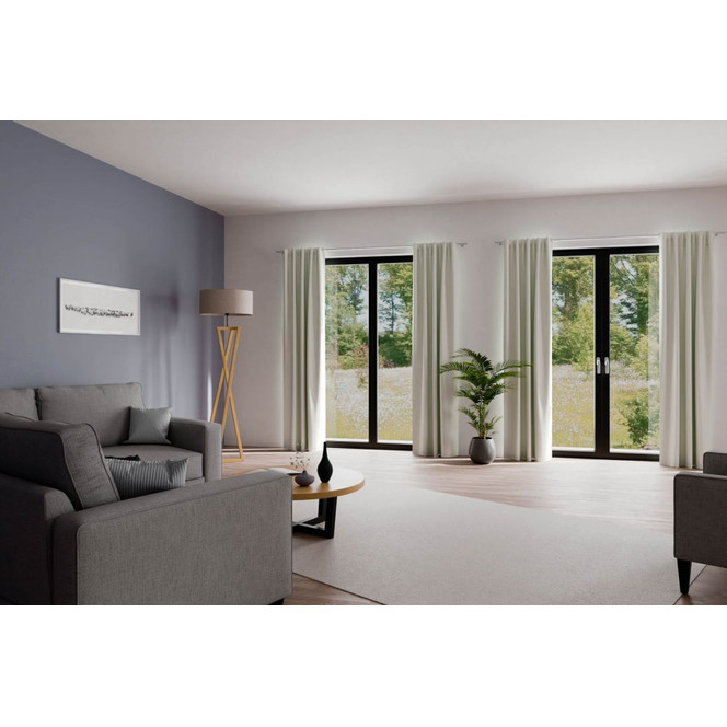 Homing Fertigschal mit verdeckten Schlaufen Galdin creme - 2.45 x 1.4m - Bild 1