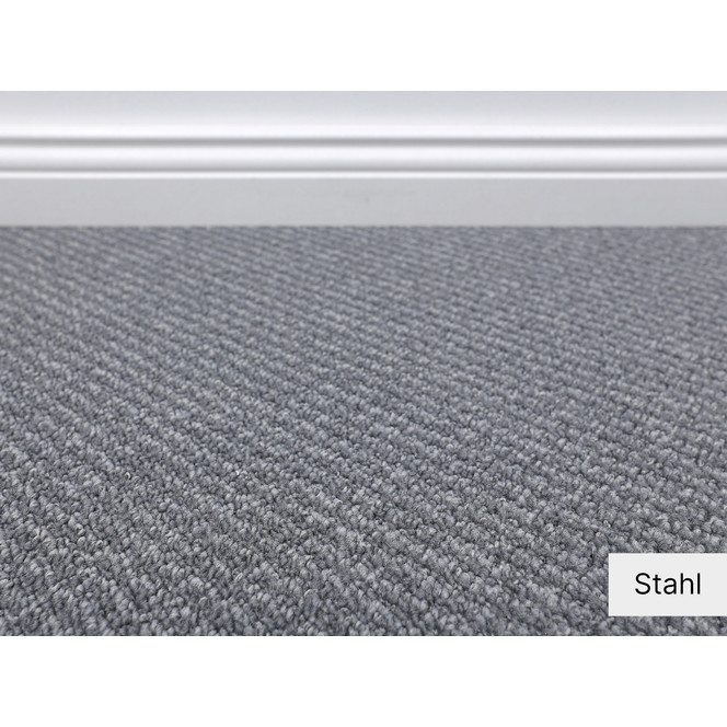 Bijou Loop Teppichboden Meterware in stahl