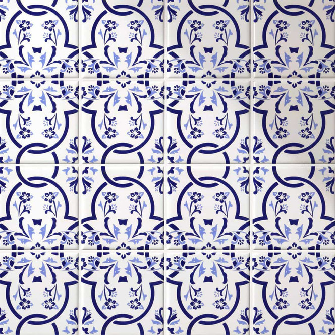 Fliesenaufkleber Portugal - 12er Set