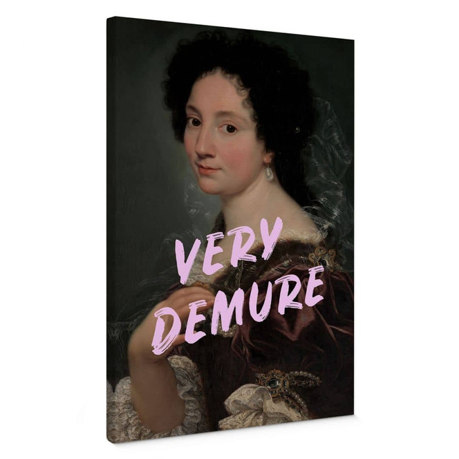 Leinwandbild Barocke Schönheit: Very Demure - Grace Digital Art