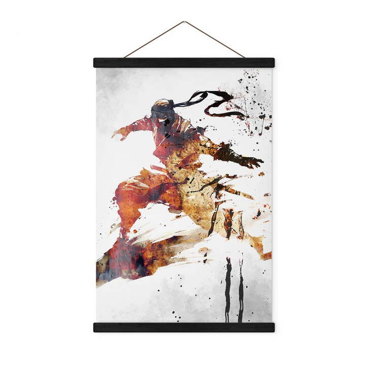 Stoffbild Fliegender Ninja - Kulik - WA429231