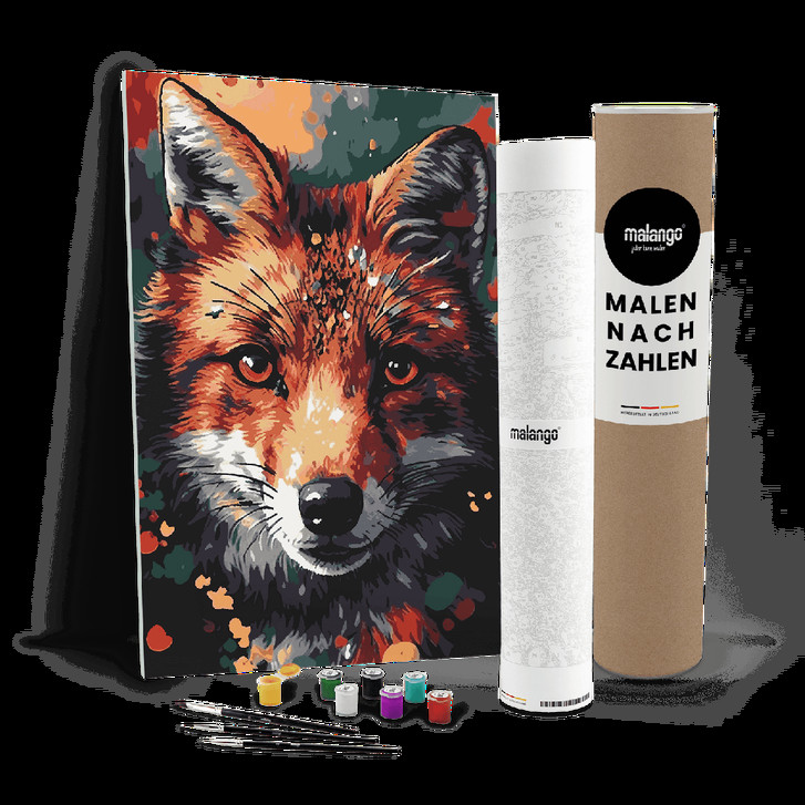 Malen nach Zahlen Leinwandbild - Fuchs Fiona - WA447874
