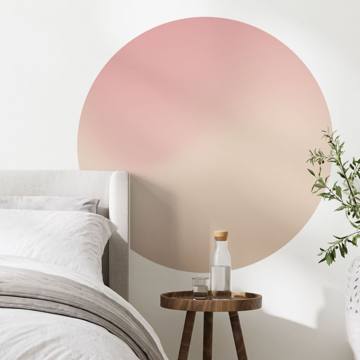 Wandtattoo Ombre - Morgenröte - Rund - WA430161