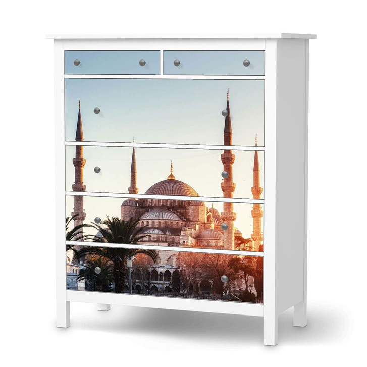 Klebefolie IKEA Hemnes Kommode 6 Schubladen - Blue Mosque - CR111328