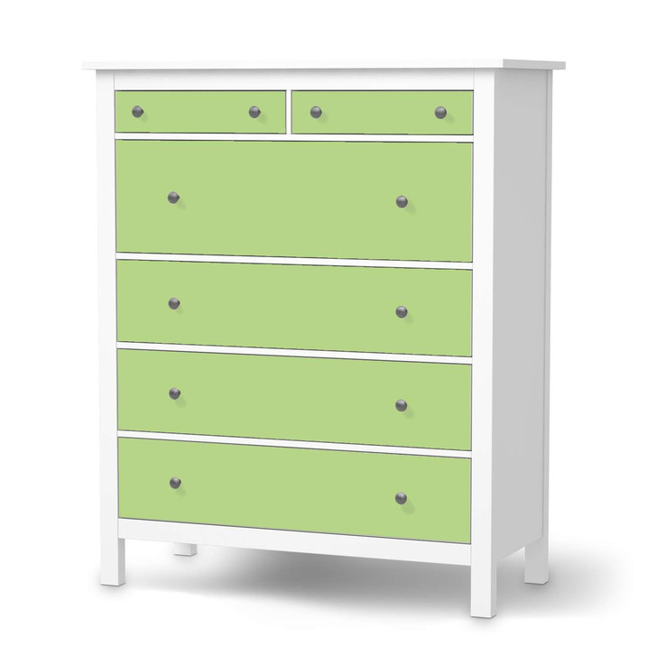Klebefolie IKEA Hemnes Kommode 6 Schubladen - Hellgrün Light - CR111372