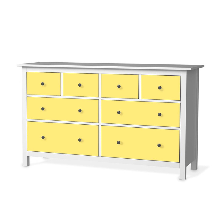 Möbelfolie IKEA Hemnes Kommode 8 Schubladen - Gelb Light - CR114849