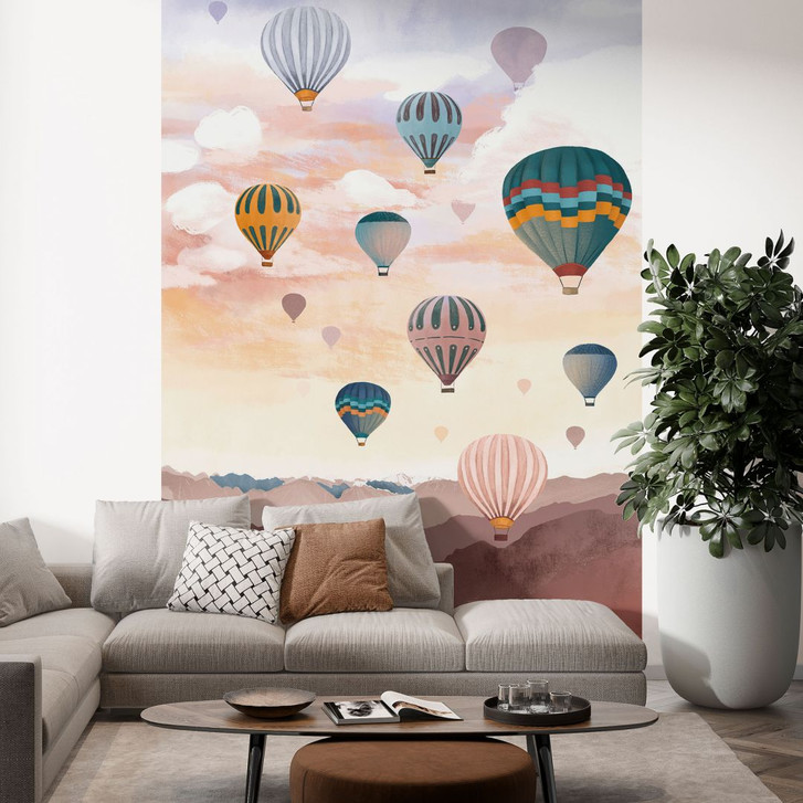 Fototapete Hoch hinaus mit den Heissluftballons - Goed Blauw - WA466661