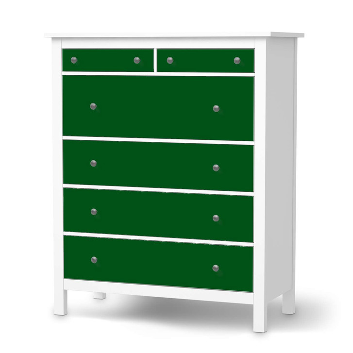 Klebefolie IKEA Hemnes Kommode 6 Schubladen - Grün Dark - CR111369