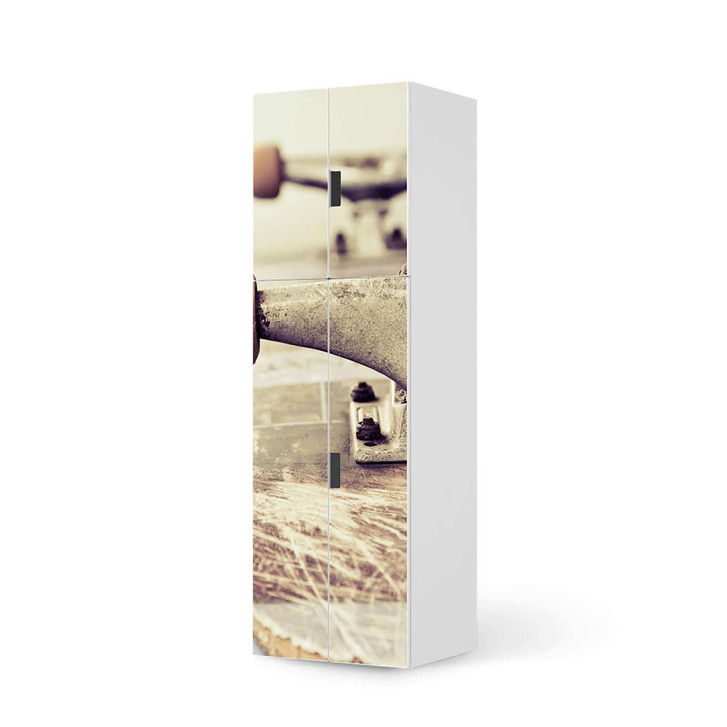 Möbelfolie IKEA Stuva / Malad - 2 grosse Türen und 2 kleine Türen - Skateboard - CR118706