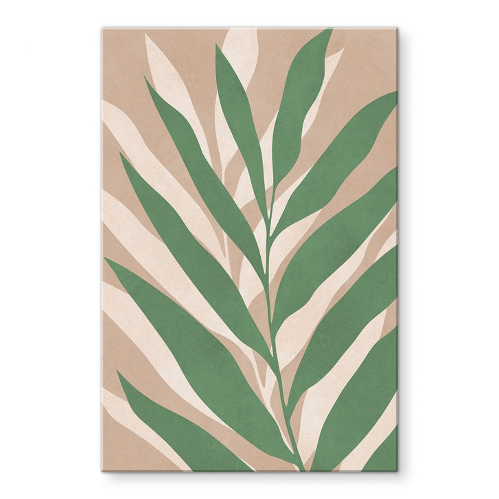 Acrylglasbild Tropische Zweige im sanften Farbspiel - Costa - WA458149