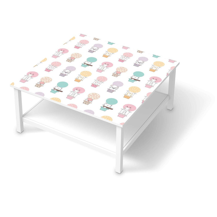 Klebefolie IKEA Hemnes Tisch 90x90cm - Flying Animals - CR109489