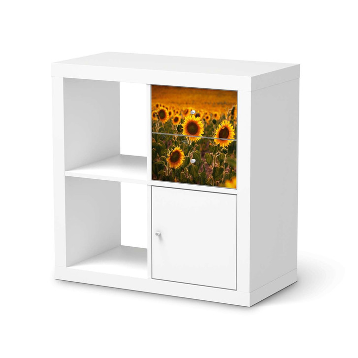 Möbelfolie IKEA IKEA Expedit Regal Schubladen - Sunflowers - CR115147