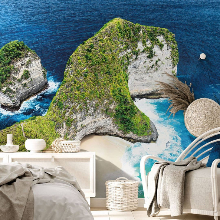 Fototapete Traumstrand - Felsenküste von Nusa Penida - Hugonnard - WA466741