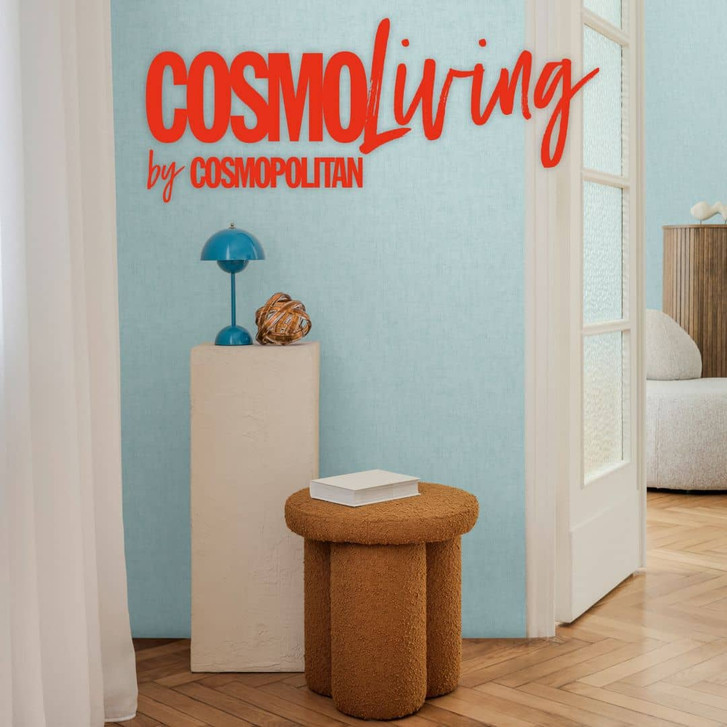 COSMOPOLITAN Uni Tapete Hellblau Eisblau - moderne Vliestapete Wohnzimmer Küche - WA480324