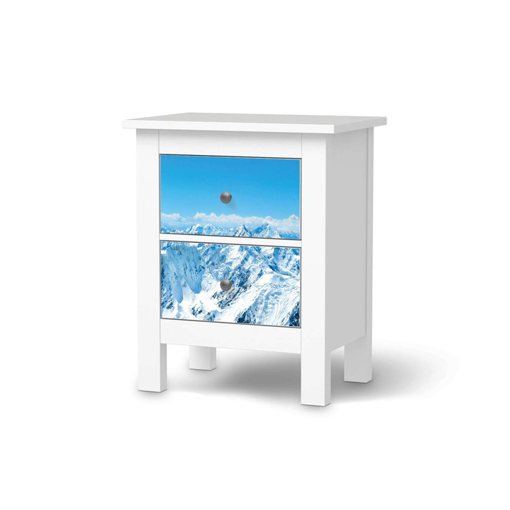 Möbelfolie IKEA Hemnes Kommode 2 Schubladen - Himalaya - CR118191