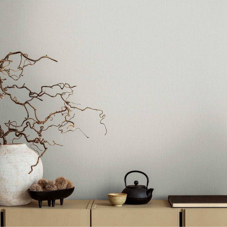 Unitapete Weiss - Vliestapete mit feiner Struktur und edler Optik - WA458980