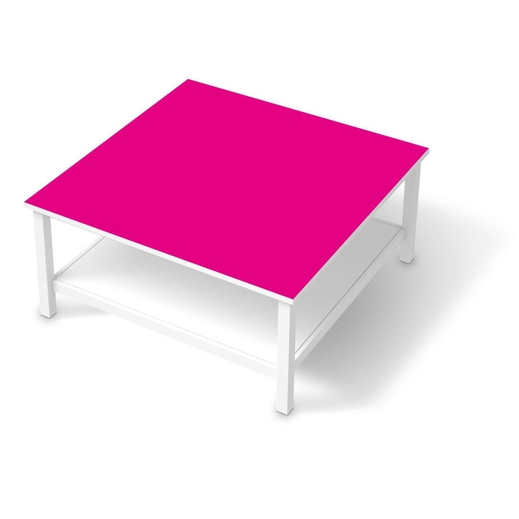 Klebefolie IKEA Hemnes Tisch 90x90cm - Pink Dark - CR109536