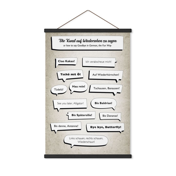 Stoffbild Die lustigsten Abschiedsgrüsse - WA484084