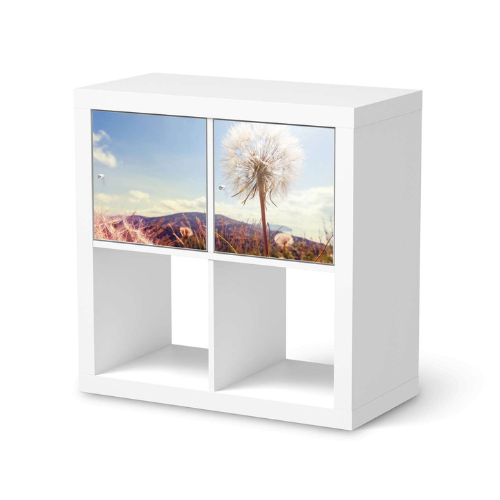 Möbel Klebefolie IKEA Expedit Regal 2 Türen (quer) - Dandelion - CR113419