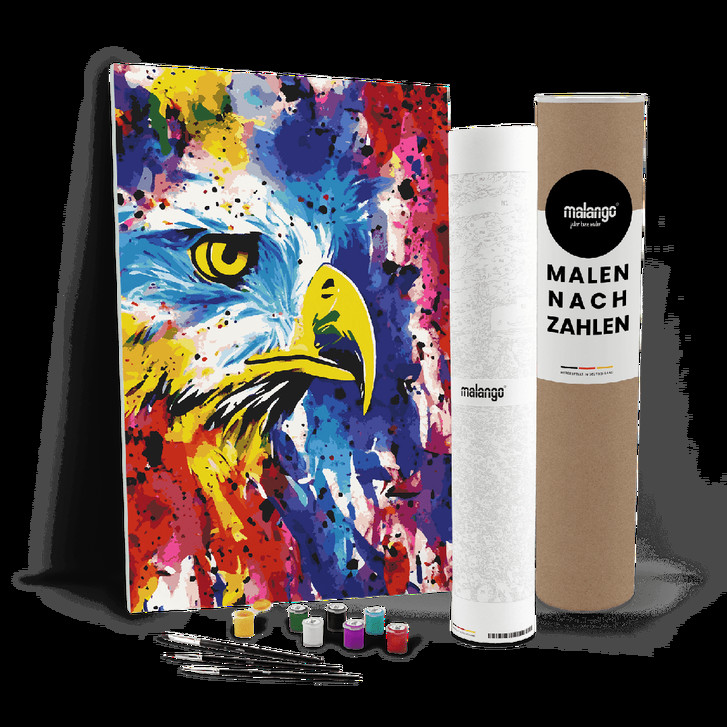 Malen nach Zahlen Leinwandbild - Adler Anton - WA446994