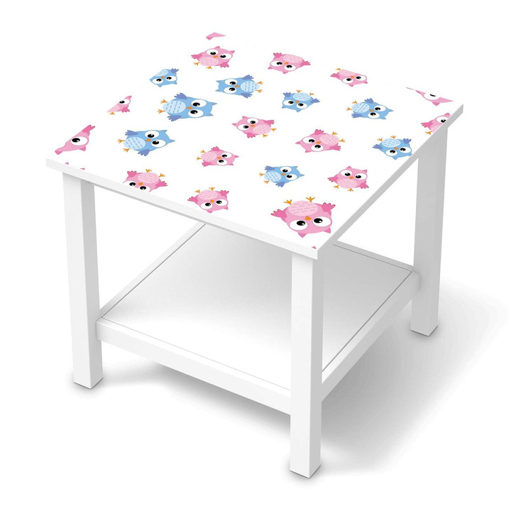 Möbel Klebefolie IKEA Hemnes Tisch 55x55cm - Eulenparty - CR113538