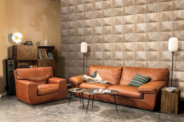 Vliestapete Beige Braun Holzoptik für Wohnzimmer Schlafzimmer Büro marburg Tapete - WA450632