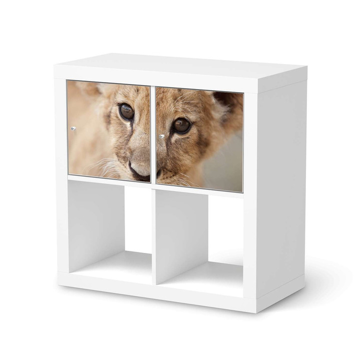 Möbel Klebefolie IKEA Expedit Regal 2 Türen (quer) - Simba - CR113484