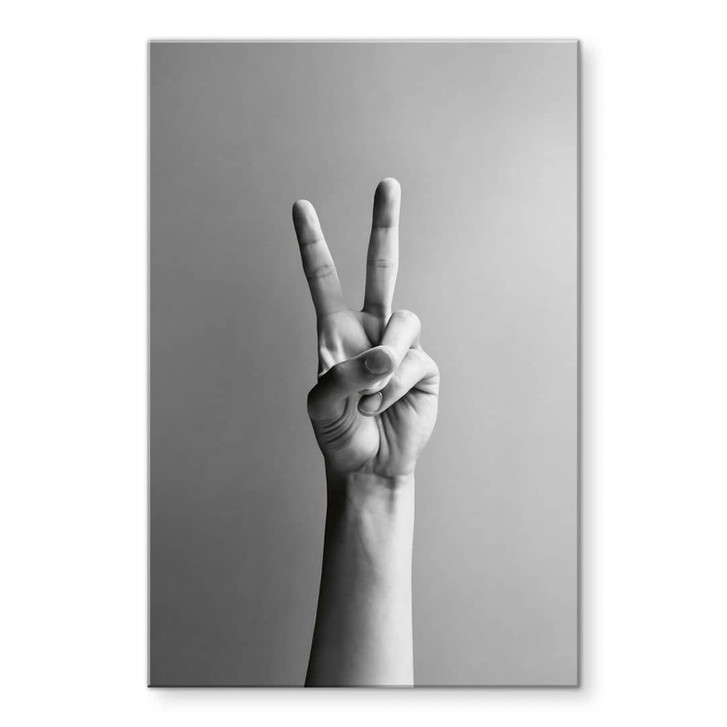Acrylglasbild Victory Hand - Zeichen des Friedens und Sieges - Bühler - WA431147