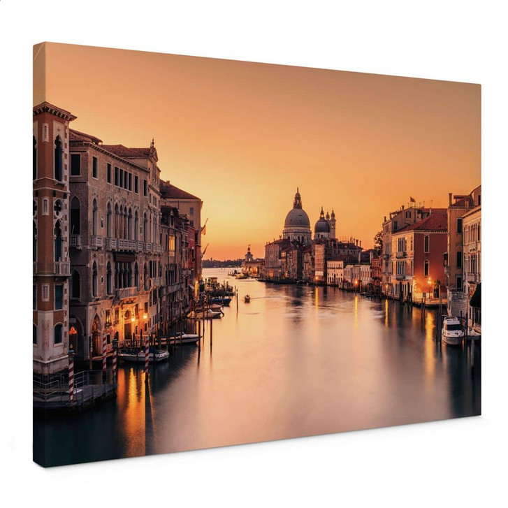 Leinwandbild Sonnenuntergang in Venedig - Zhang - WA426199