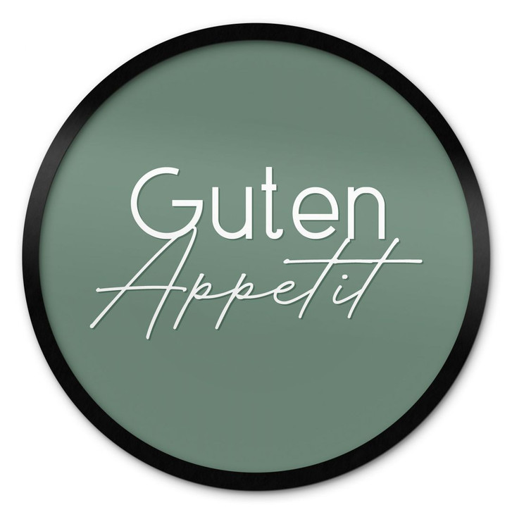 Poster Guten Appetit - Rund - WA427889
