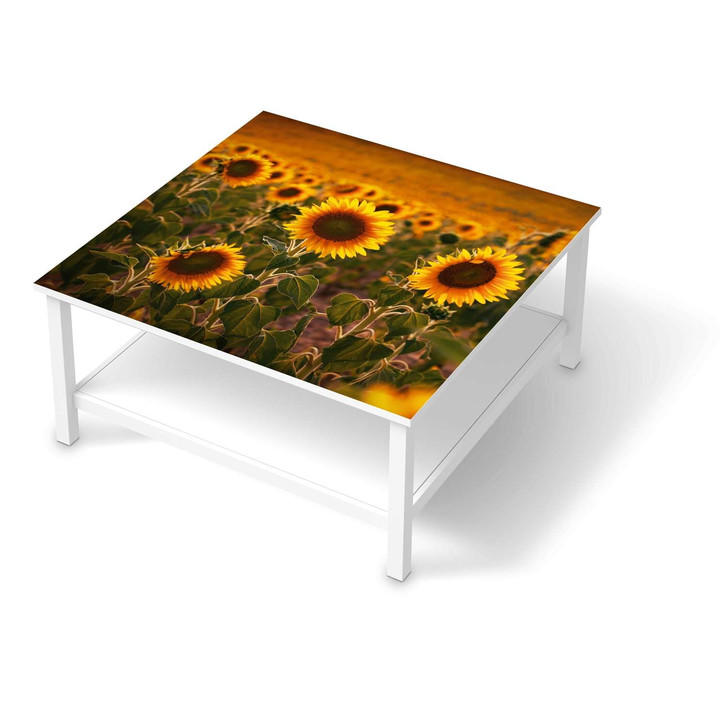Klebefolie IKEA Hemnes Tisch 90x90cm - Sunflowers - CR109563