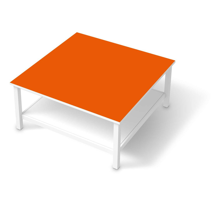 Klebefolie IKEA Hemnes Tisch 90x90cm - Orange Dark - CR109527