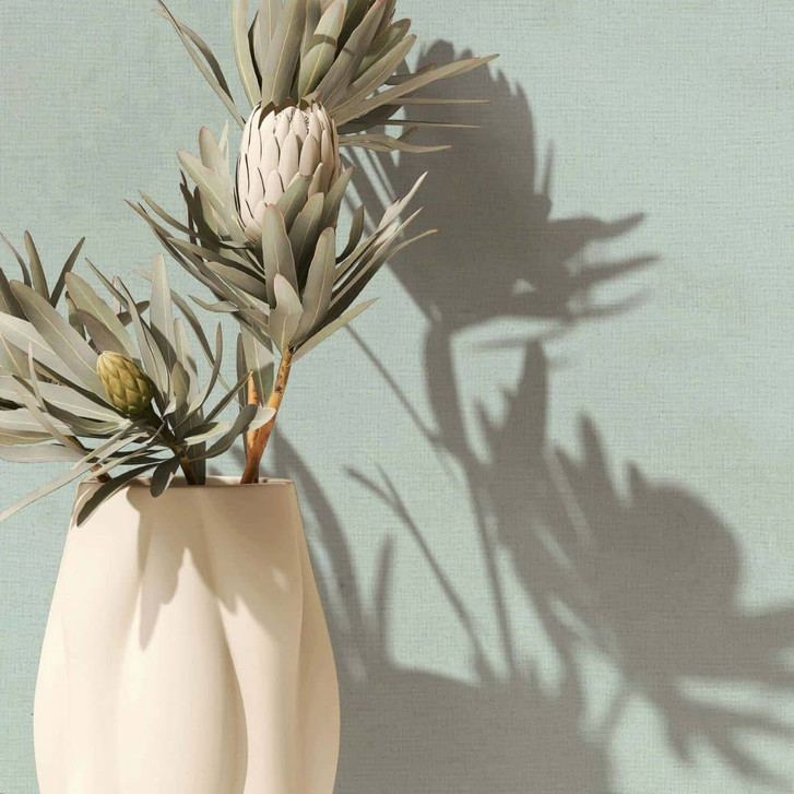 Vliestapete Strukturiert Uni Modern in Grün - WA473067