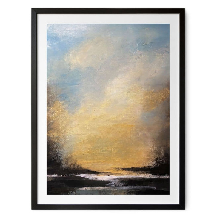 Poster Goldenes Licht am Abendhimmel - Bergius - WA473445