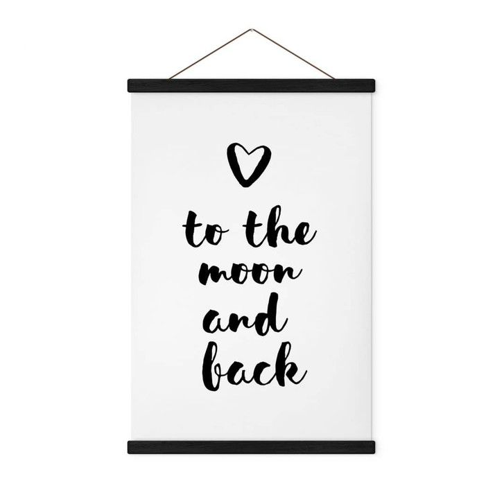 Stoffbild Love to the moon and back - WA457317