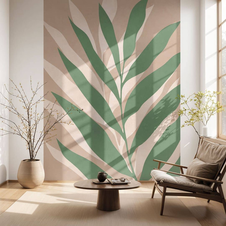 Fototapete Tropische Zweige im sanften Farbspiel - Costa - WA459272