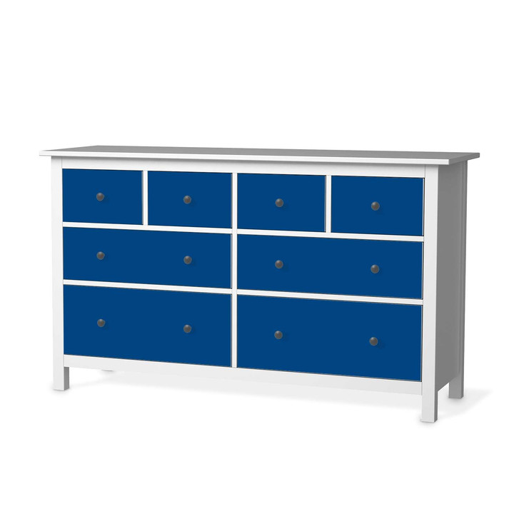 Möbelfolie IKEA Hemnes Kommode 8 Schubladen - Blau Dark - CR114821