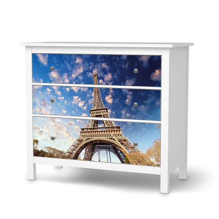 Möbelfolie IKEA Hemnes Kommode 3 Schubladen - La Tour Eiffel - CR114748