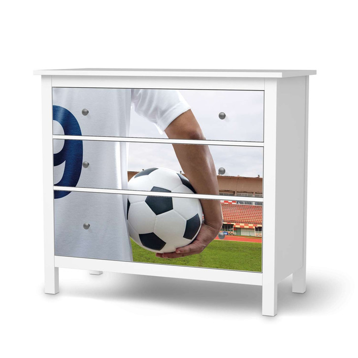 Möbelfolie IKEA Hemnes Kommode 3 Schubladen - Footballmania - CR114723