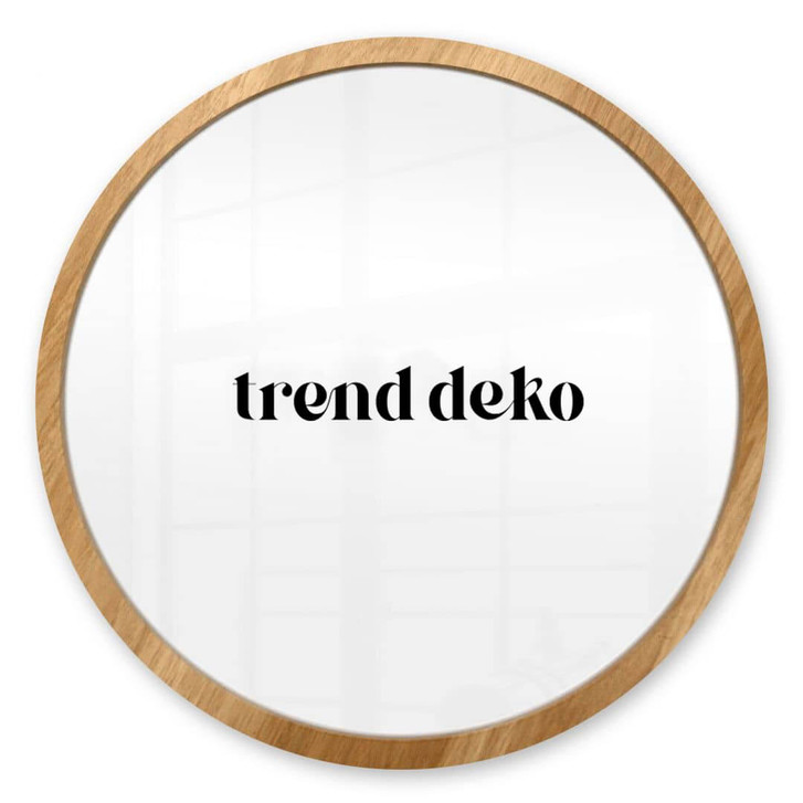 Bilderrahmen Holzoptik Natur - Rund - WA345084