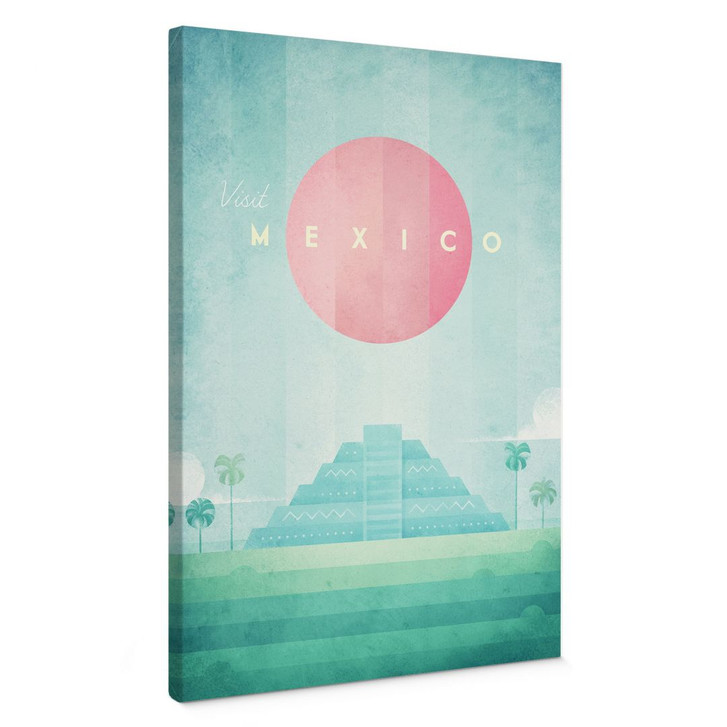 Leinwandbild Tempel von Kukulcán in Chichén Itzá - Rivers - WA426892