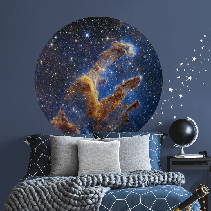 Wandtattoo James Webb Telescope - Pillars of Creation - Rund - WA484116