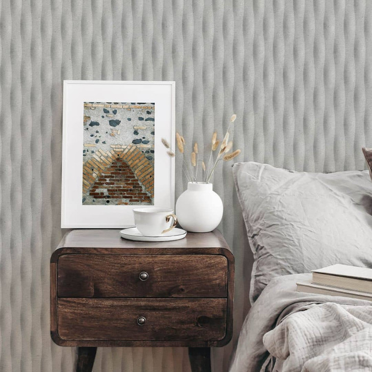 Guido Maria Kretschmer Grafiktapete Concrete Illusion Fashion for Walls 5 hellgrau - WA485144