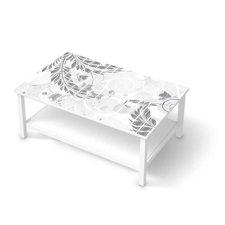 Möbelfolie IKEA Hemnes Tisch 118x75cm - Florals Plain 2 - CR114950