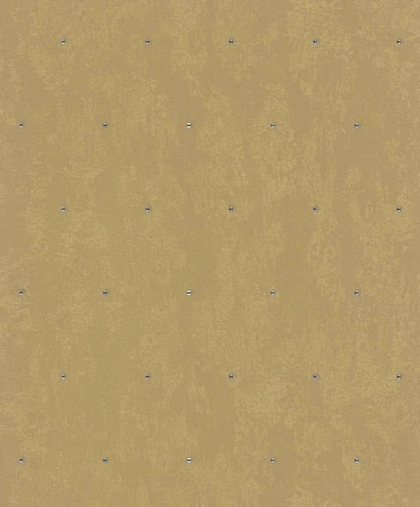 Vliestapete Betonoptik, Strasssteine Metalloptik Modern glänzend in Gold - WA473106